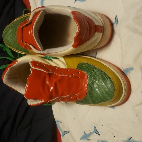 Used mens Slick Exotica size 14 Sneakers made 10/05 VINTAGE - Picture 6 of 8